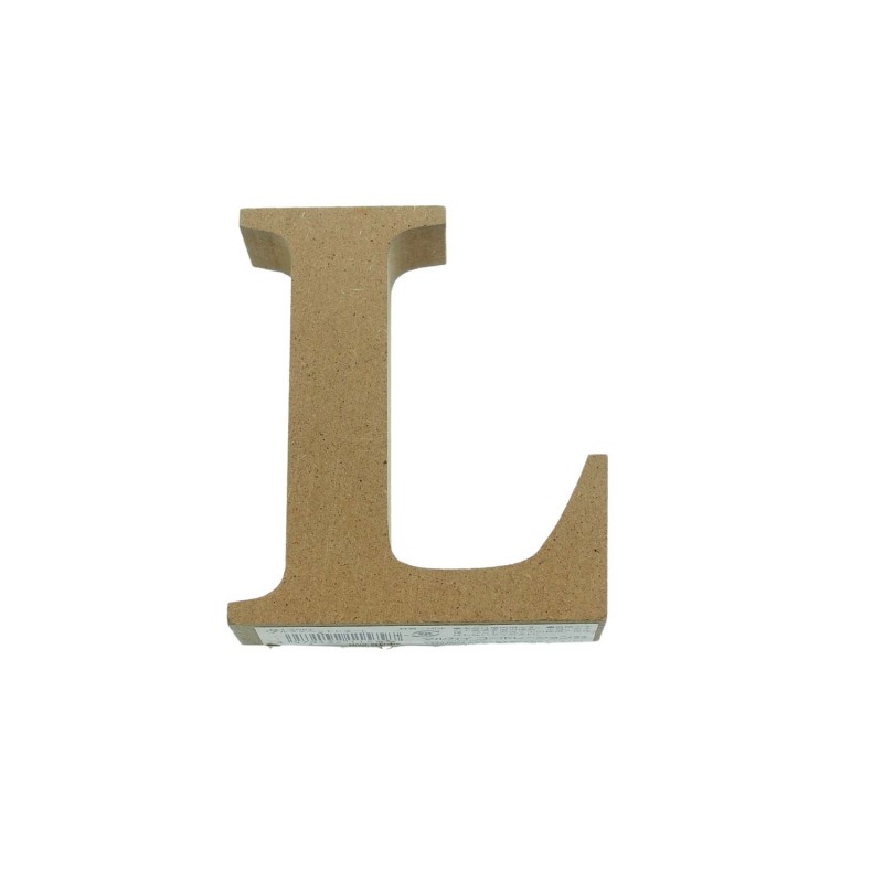 MDF 3D Letter Capital L